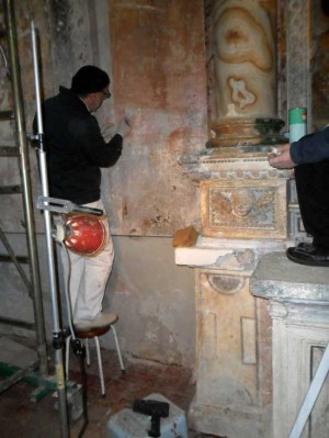 Villa San Giovanni in Tuscia - Il restauro della chiesola