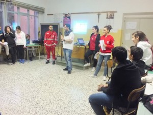 I giovani volontari di Croce Rossa
