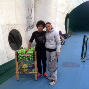 Due atleti del Tennis club Viterbo
