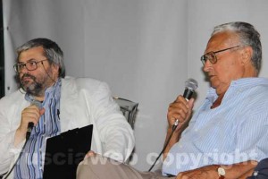 Nello Celestini durante l'intervista a Caffeina