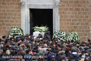 Castel Sant'Elia - I funerali di Luca Graziosi