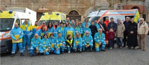 Montalto di castro - L'inaugurazione della nuova ambulanza della Misericordia