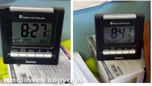 La temperatura nella scuola materna della Pila