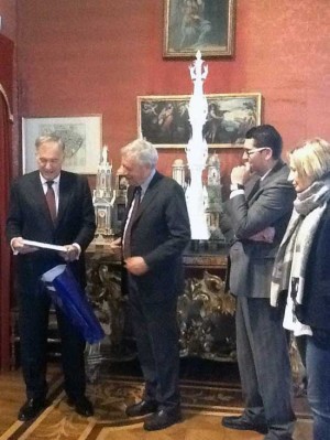 Philips e Michelini a palazzo dei Priori con l'assessore Barelli e la presidente De Alexandris