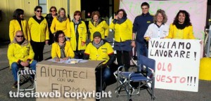 Mercatone Uno - La protesta dei lavoratori