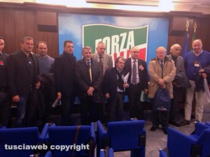 La delegazione di Forza Italia dela Tuscia accolta da Brunetta 