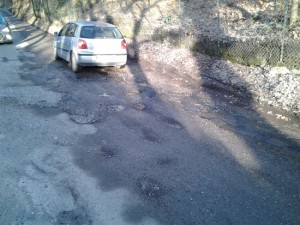 Viterbo - Il degrado in strada Cuculo