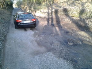 Viterbo - Il degrado in strada Cuculo