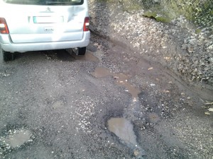 Viterbo - Il degrado in strada Cuculo