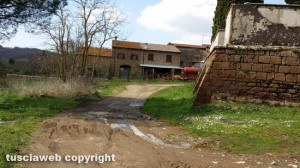 Blera - Civitella Cesi - Perdite d'acqua davanti al cimitero