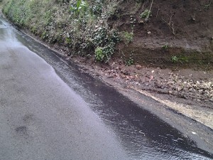 Strada Cuculo dopo l'asfaltatura