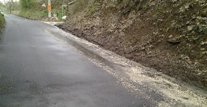 Strada Cuculo dopo l'asfaltatura