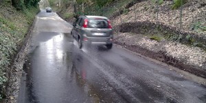 Strada Cuculo dopo l'asfaltatura