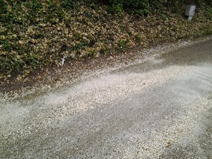 Strada Cuculo dopo l'asfaltatura