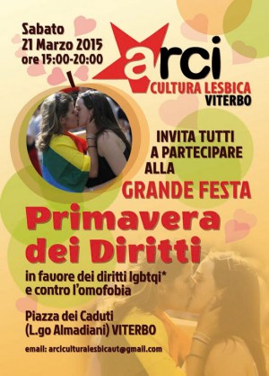 Il 21 marzo la Primavera dei diritti