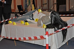 La scena del crimine nel corso Investigazioni