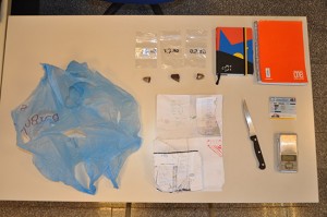 La droga sequestrata dalla squadra mobile