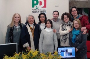 Le donne con il segretario Carlo Mancini