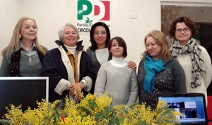 L'iniziativa del Pd per la festa delle donne
