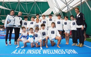 Alcuni atleti della Inside gym di Ronciglione