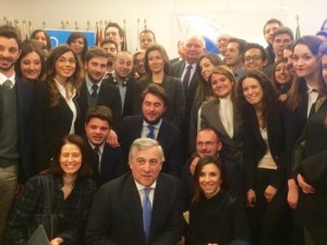 Tajani e Daul alla sede romana del Parlamento europeo