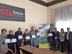 Viterbo - Camera di commercio - I vincitori del premio "Tuscia welcome"