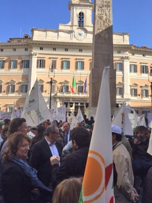 Roma - Confagricoltura Viterbo - Rieti in piazza contro l'Imu agricola
