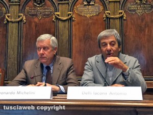 Il sindao Michelini e l'assessore Delli Iaconi