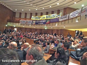 Viterbo all'incontro di Forza Italia a Roma