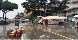 Fiera dell'Annunziata sotto la pioggia