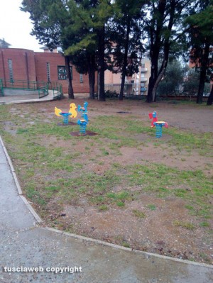 Il giardino della scuola di Bagnaia