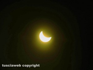 Un'immagine dell'eclissi di primavera