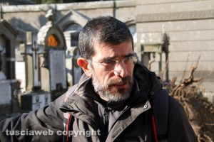 Maltempo - Viterbo - Cimitero di San Lazzaro - Il tecnico Riccardo Paganini, dottore in scienze forestali
