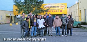 Mercatone Uno - I dipendenti in sciopero con Alessandro Mazzoli