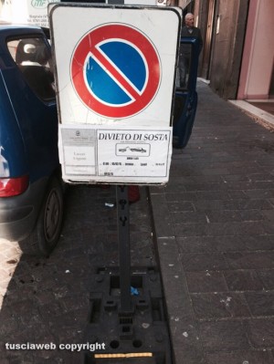 Viterbo - I lavori a via Matteotti