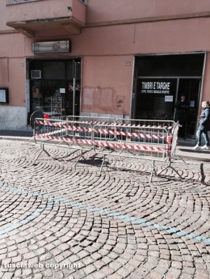 Viterbo - I lavori a via Matteotti