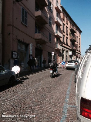 Viterbo - I lavori a via Matteotti