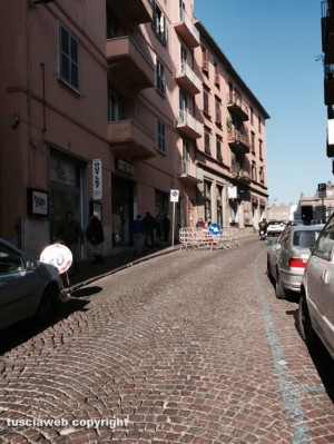 Viterbo - I lavori a via Matteotti