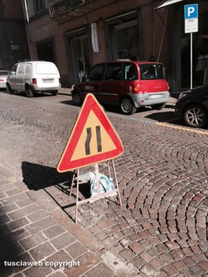 Viterbo - I lavori a via Matteotti