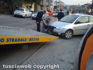 Montefiascone - Ennesimo scontro tra auto a Zepponami