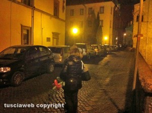 Viterbo - Parcheggio selvaggio nei pressi di piazza San Lorenzo