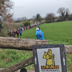 La passeggiata sulla via Francigena 