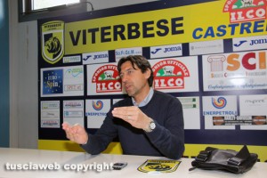 L'allenatore della Viterbese Maurizio Ianni 