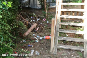 Tarquinia - L'ex giardino pubblico di via Roselle