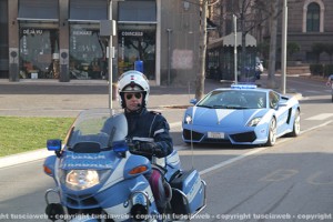La Lamborghini della Polizia