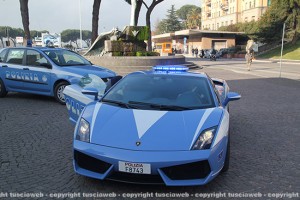 La Lamborghini della Polizia