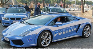 La Lamborghini della Polizia
