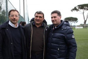 I vertici dell'Istituto teologico viterbese e Angelo Peruzzi