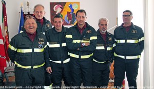 Vigili del fuoco - Gianfrancesco Monopoli con la sua squadra