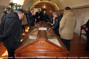 Monastero clarisse - L'esposizione delle 12 pergamene